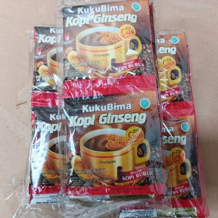

Sidomuncul Kukubima Kopi Ginseng Susu Isi 12 Renceng