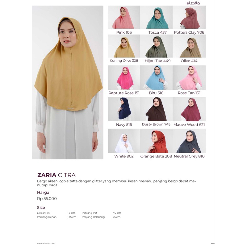 bergo elzatta zaria citra