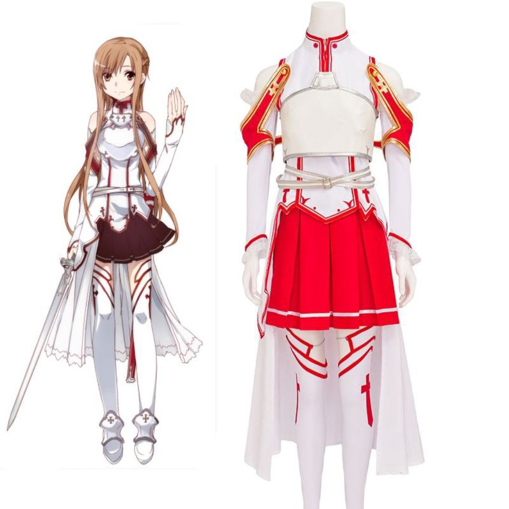 [ammycos] Costume Yuuki Asuna sword art online SAO Cosplay