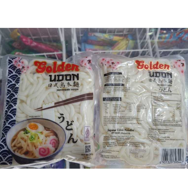 

Golden Udon Mie 200gr Berat Bersih