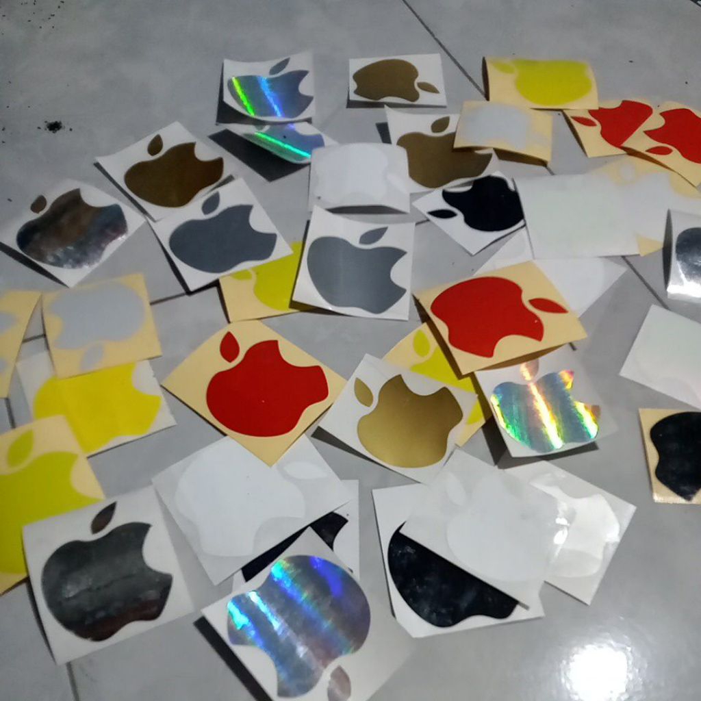 

cutting sticker stiker logo Apple code 9090