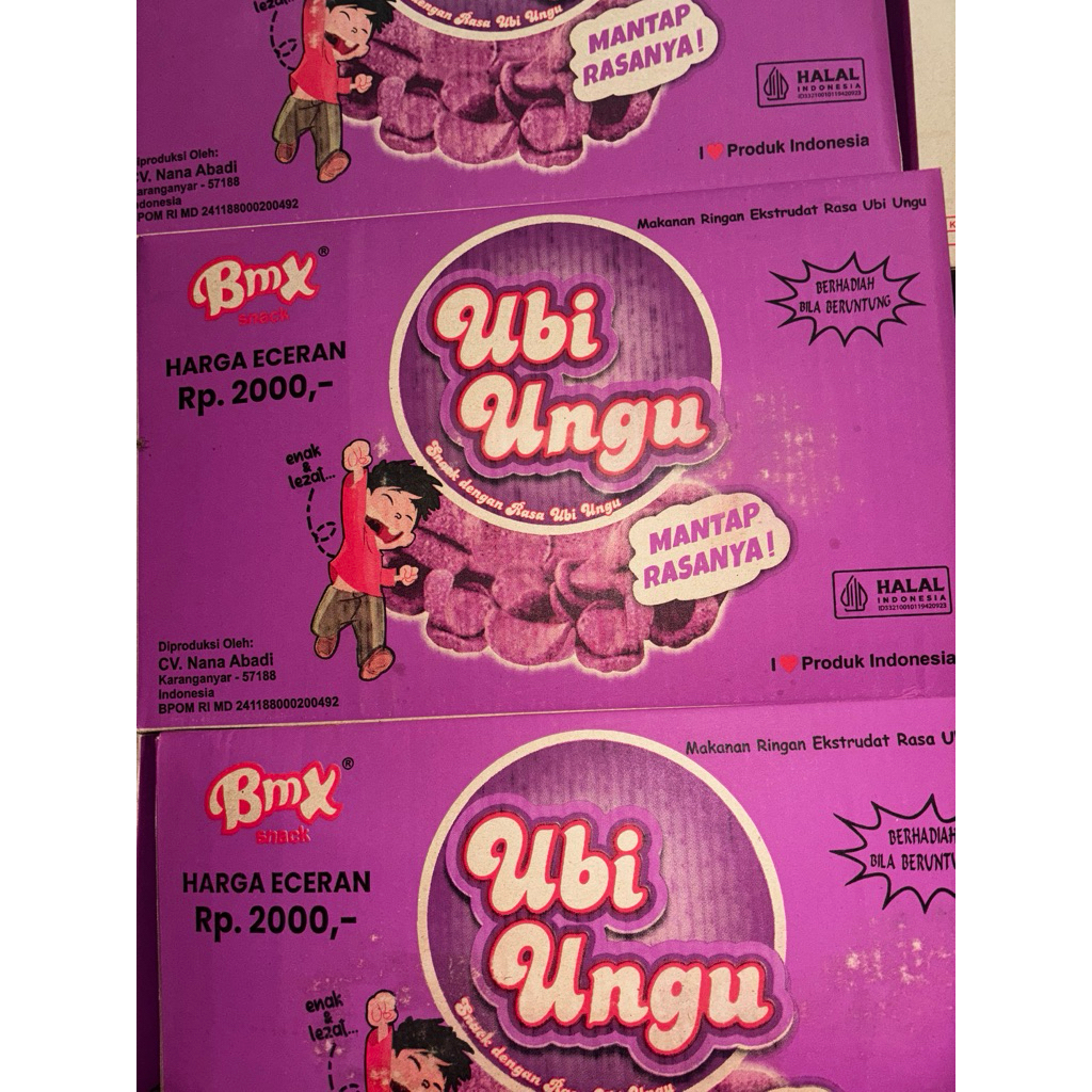 

Snack Ubi Ungu | Snack Berhadiah Bila Beruntung | Cemilan Manis
