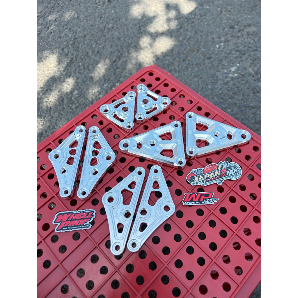 kupingan lampu cnc asli whellprof pnp batok CD YL CB125 L2g GL100 kupingan almunium cnc