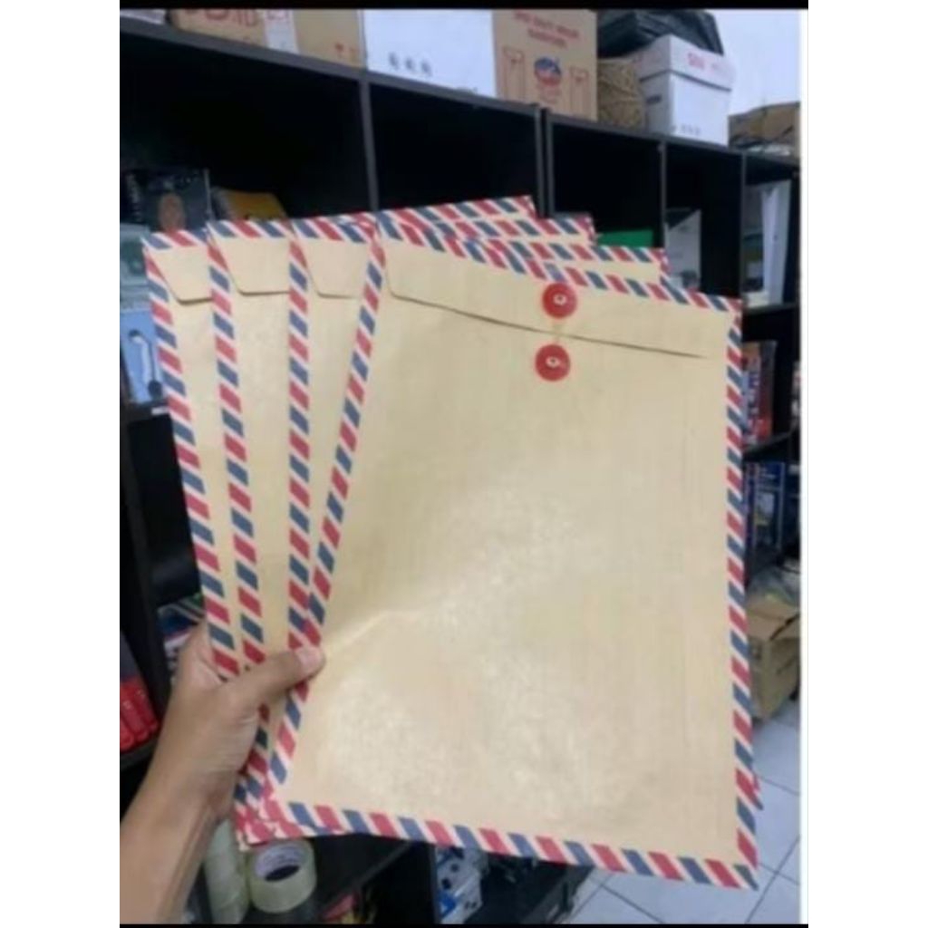

Amplop Coklat Tali Isi 10 Lembar