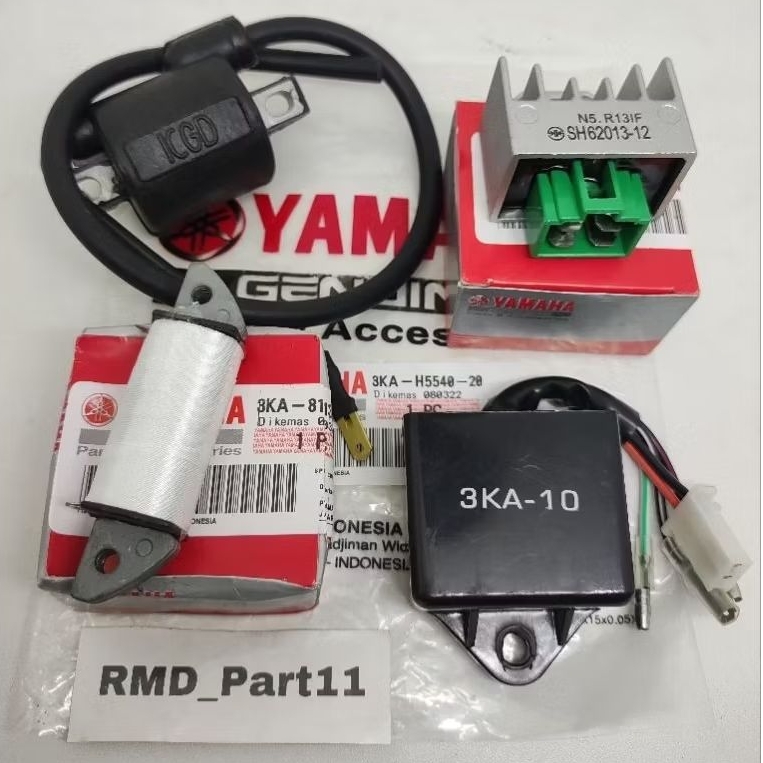 Paket Cdi Plus Spull Cdi +Koil+Kiprok 3KA Rx King New Rx King Old RxS RxK High Quality