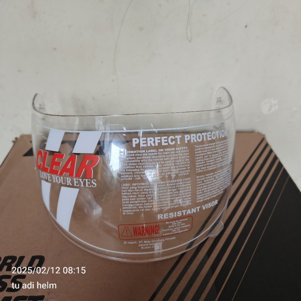 kaca helm full face kyt rc7 kaca kyt rc10 bening