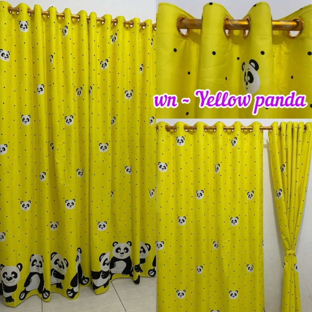 GORDEN SMOKRING 12 MOTIF YELLOW PANDA