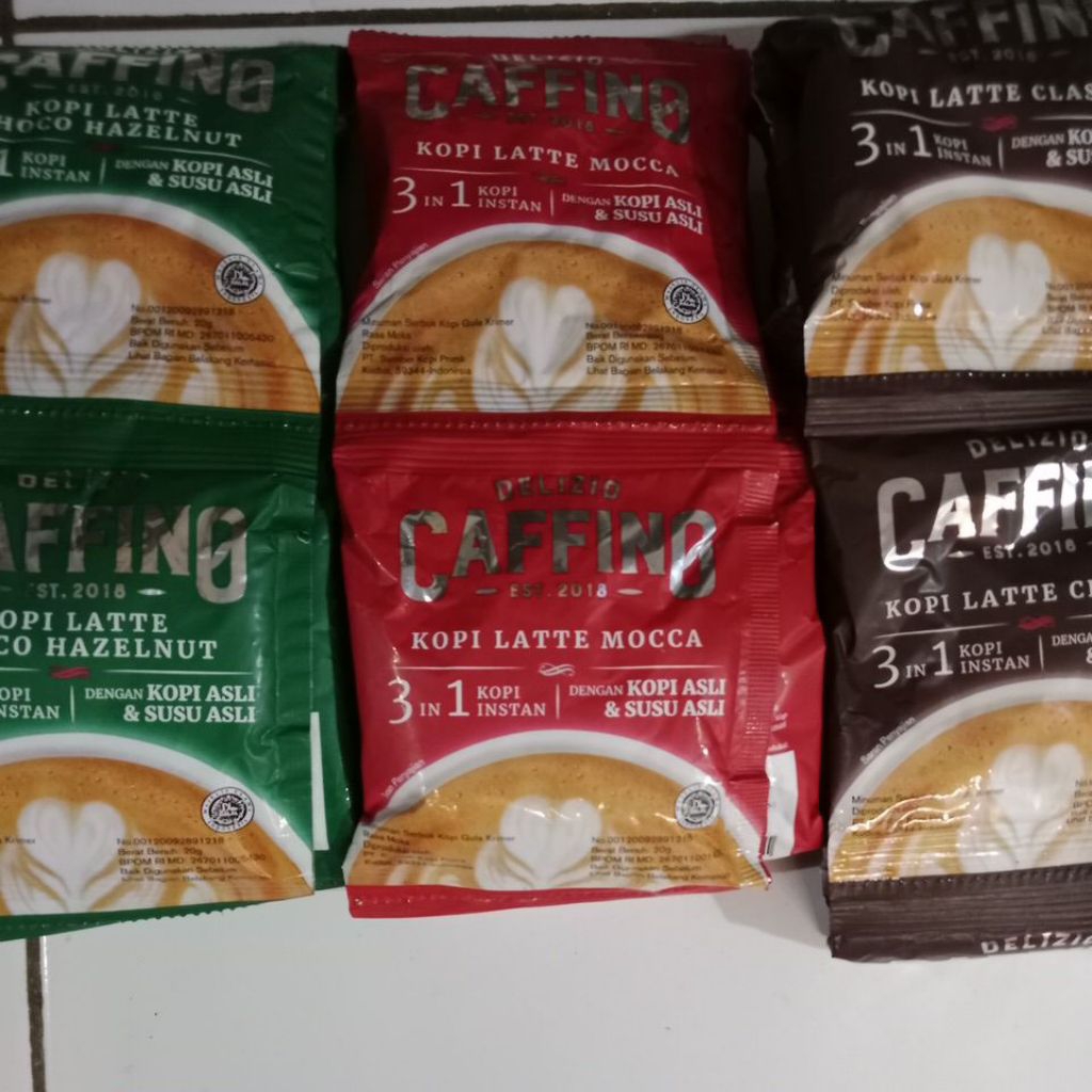 

kopi caffino premium latte 10 sachet