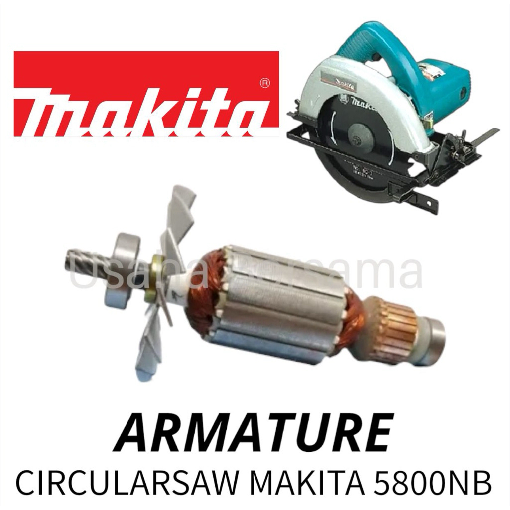 ARMATURE MAKITA 5800NB CIRCULARSAW ANGKER SERKEL MAKITA 5800 NB