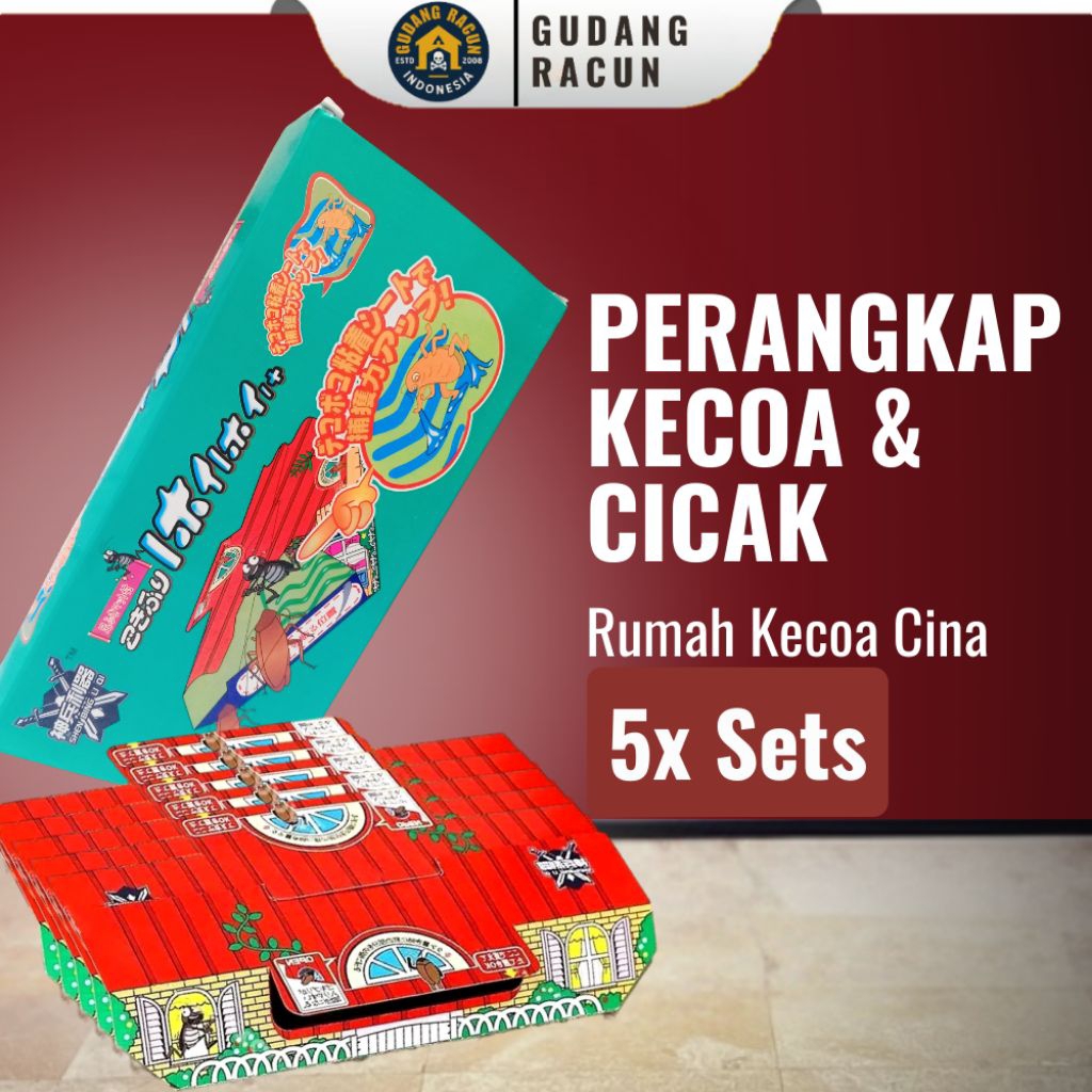 Perangkap Kecoa dan Cicak Super Ampuh Import | Lem Perangkap Kecoa dan Serangga | HoyHoy Cina Perang