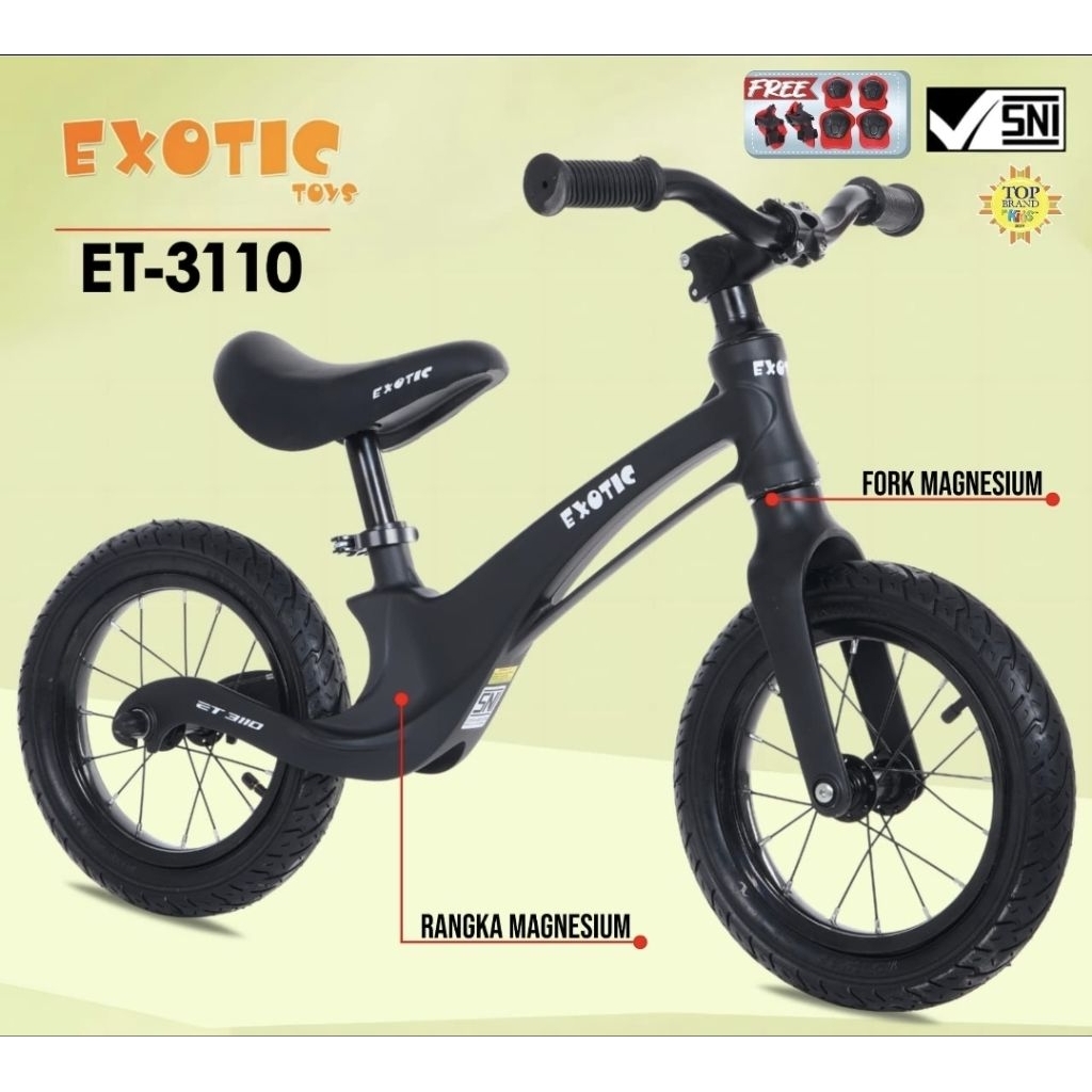 Sepeda Balance Bike Premium Pushbike Push Bike Anak ORIGINAL EXOTIC PACIFIC AVIATOR IORA PMB BANDUNG