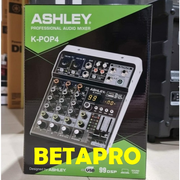 Mixer ASHLEY KPOP 4 KPOP4 4 Channel ORIGINAL