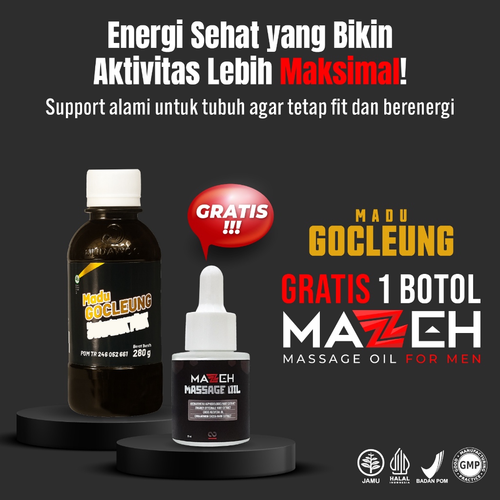 Gocleung Madu Stamina Pria Kuat Tahan Lama Penambah Gairah Tegak Keras