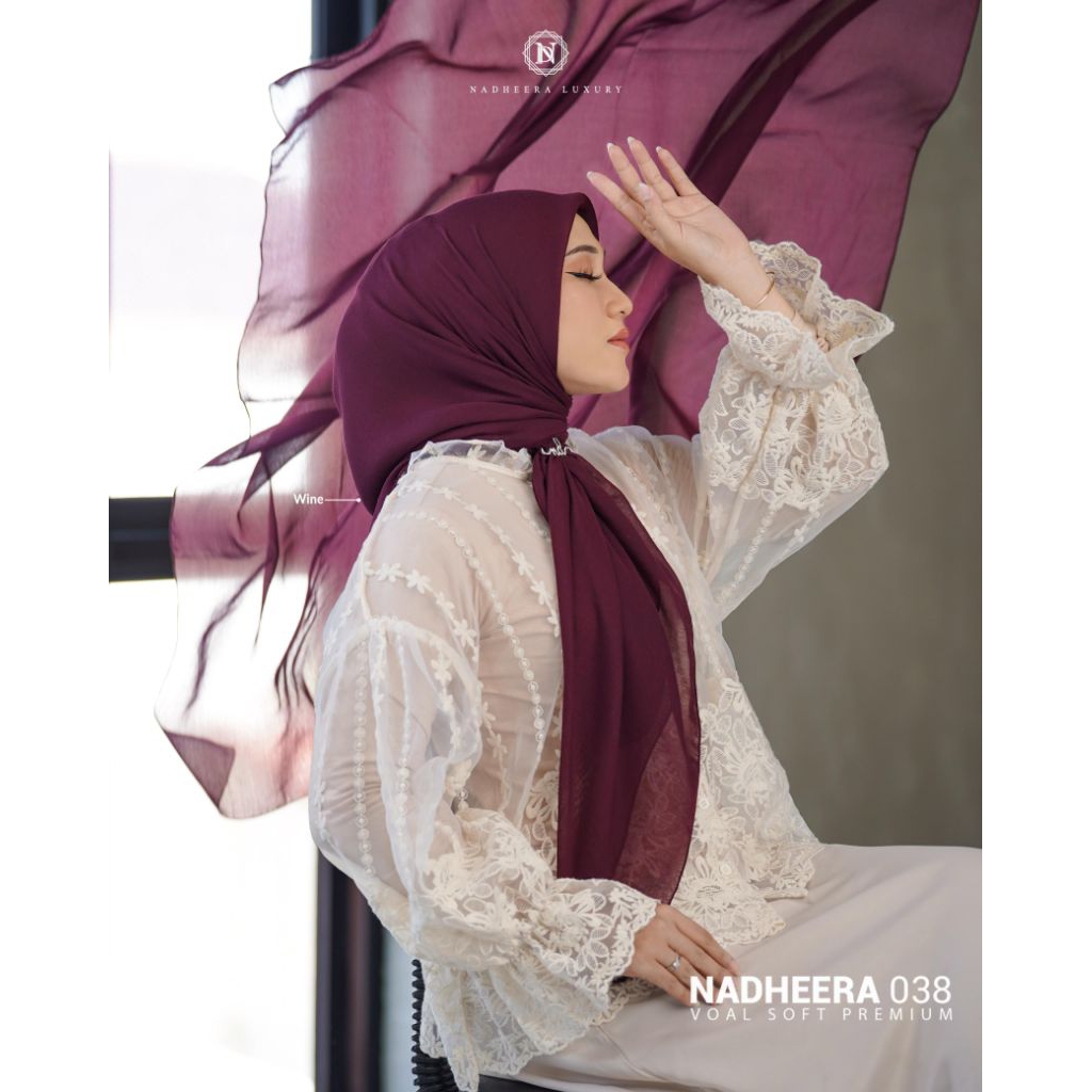 NADHEERA HIJAB 038 VOAL PREMIUM - NADHEERA LUXURY
