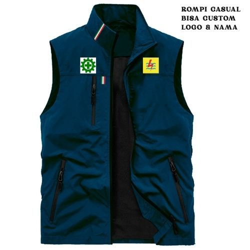 DISCON Rompi K3 PLN, Rompi K3 PLN Casual, Rompi Proyek Kekinian, Rompi kerja Proyek terbaru  kekinia