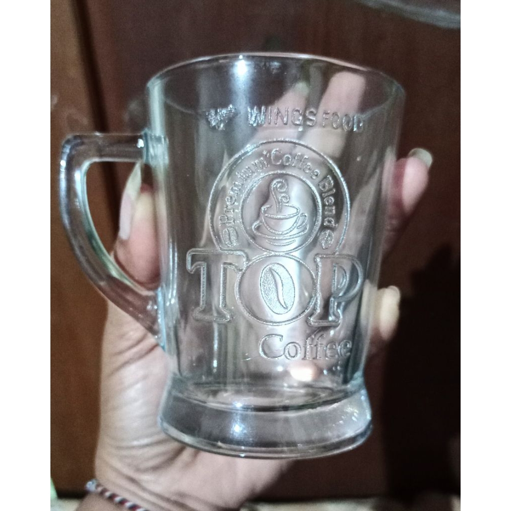 Gelas Top Kopi baru Gelas polos gelas warung