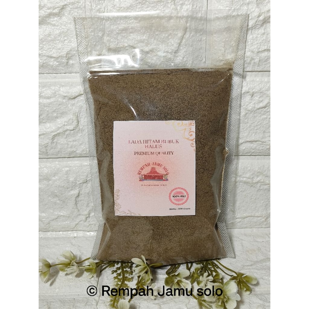 

LADA HITAM BUBUK HALUS GRADE A 100 % murni kemasan 500 Gr, 1 Kg