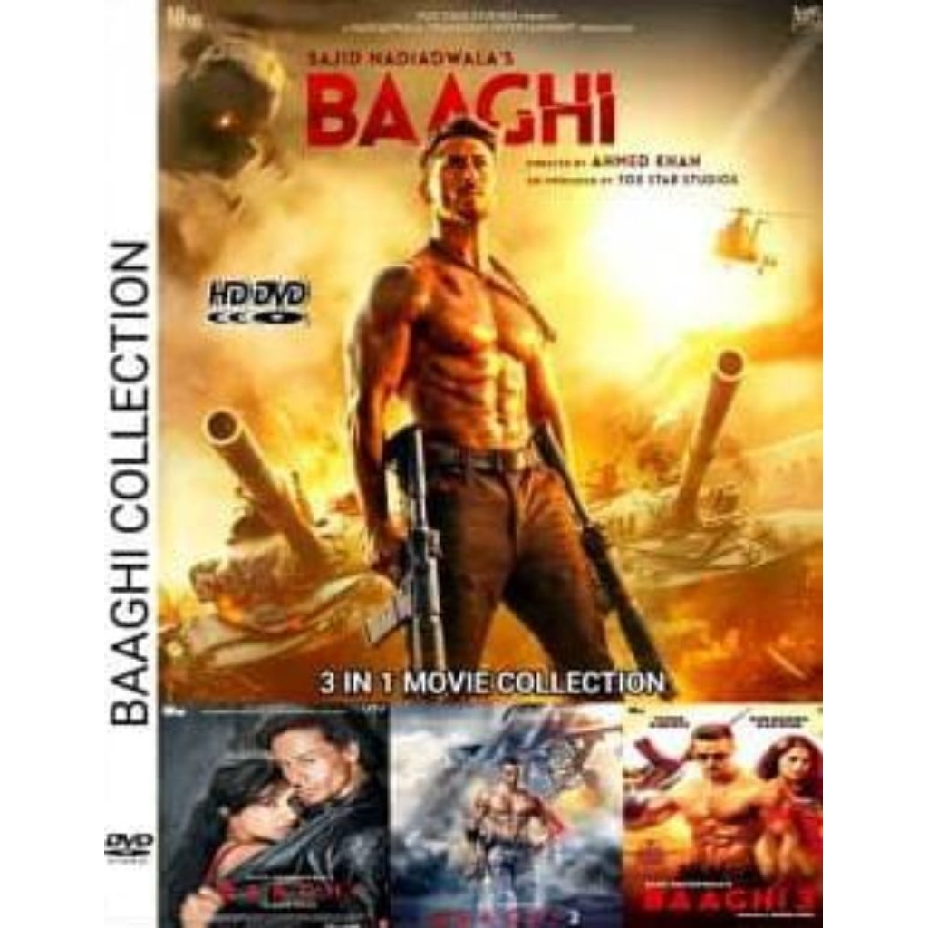 KASET KOLEKSI FILM INDIA BAAGHI 1-3 LENGKAP-KASET FILM INDIA BOLLYWOOD