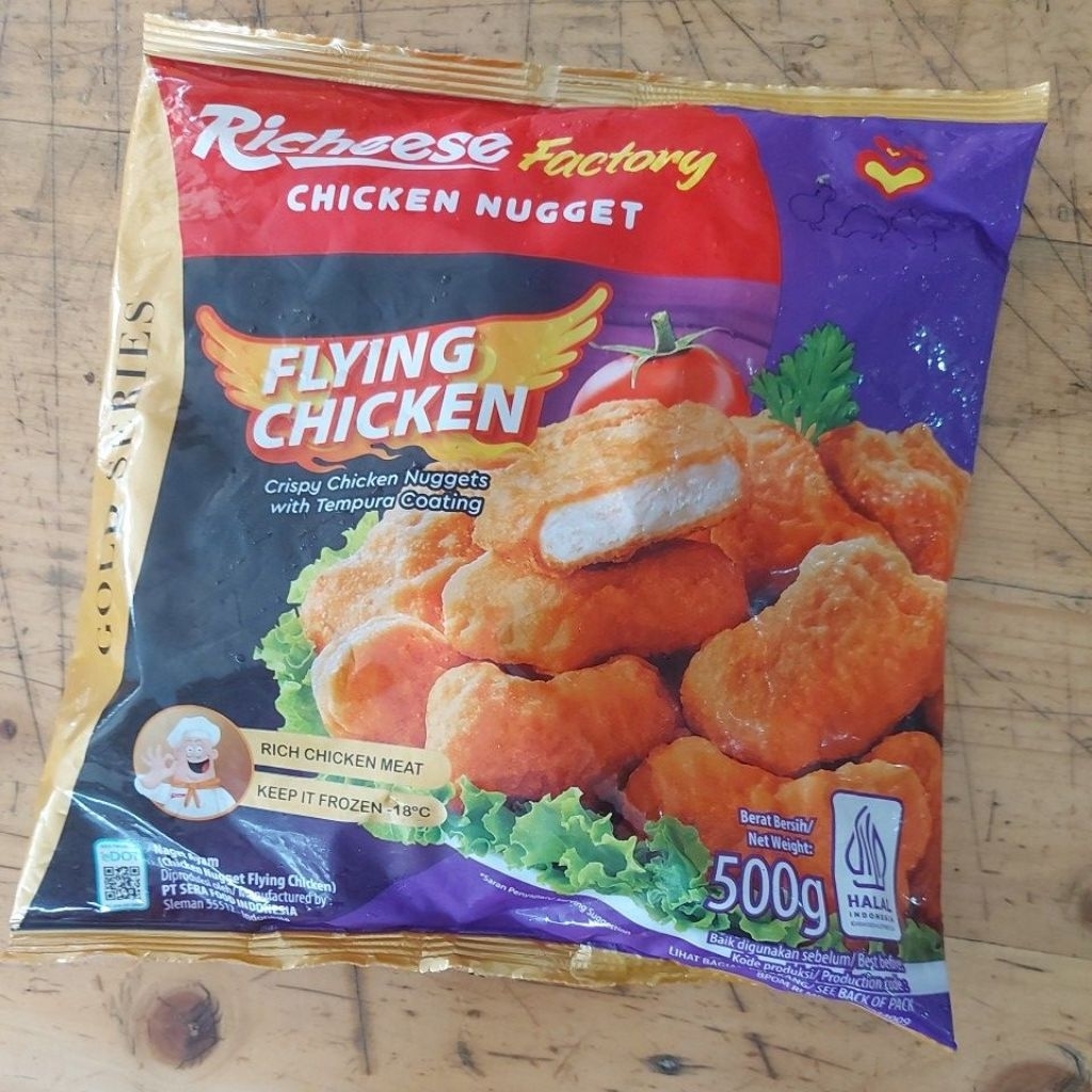 

RICHEESE FACTORY NUGGET FLYING CHICKEN 500GR