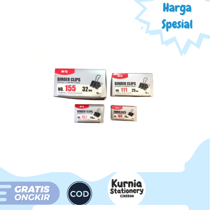 

M&G Binder Clip No. 105, 107, 111 & 155 / Binder Klip