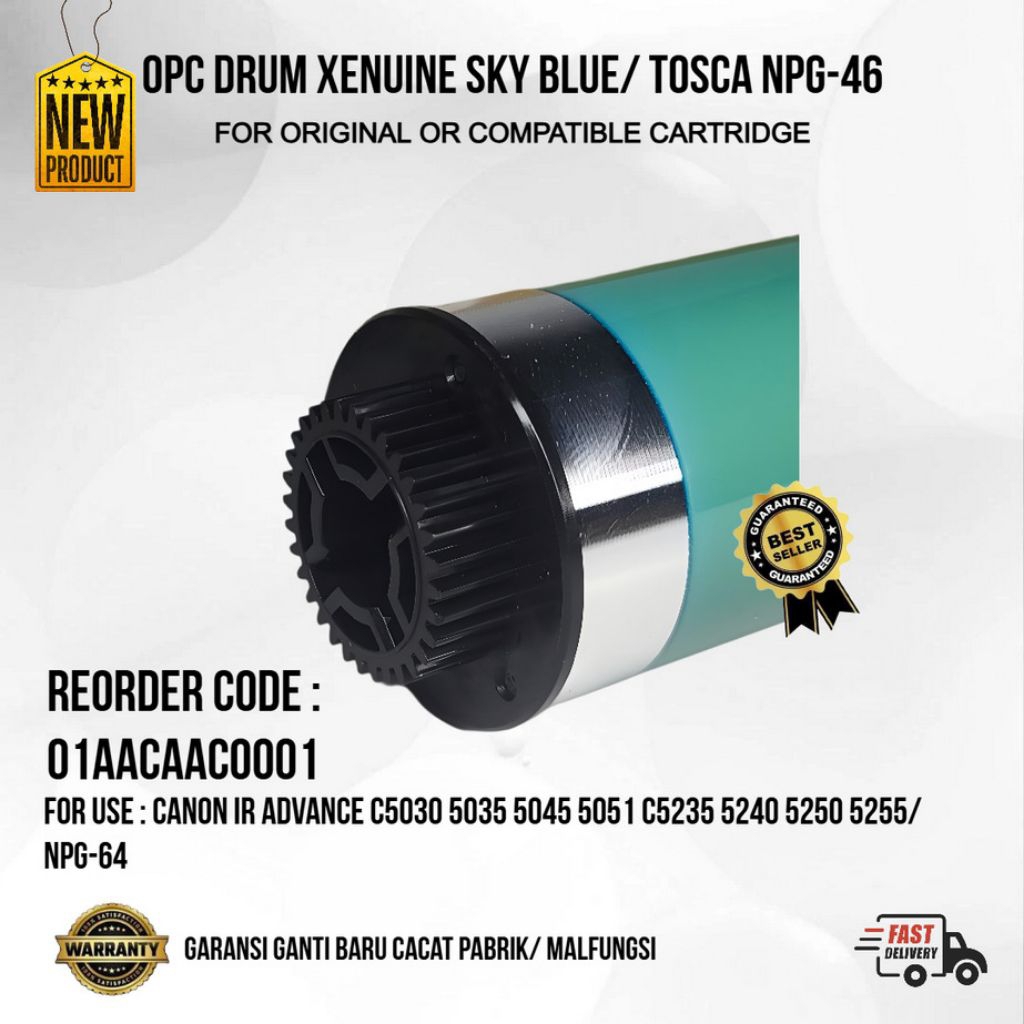 OPC DRUM IR/NPG-46 SKY BLUE/TOSCA