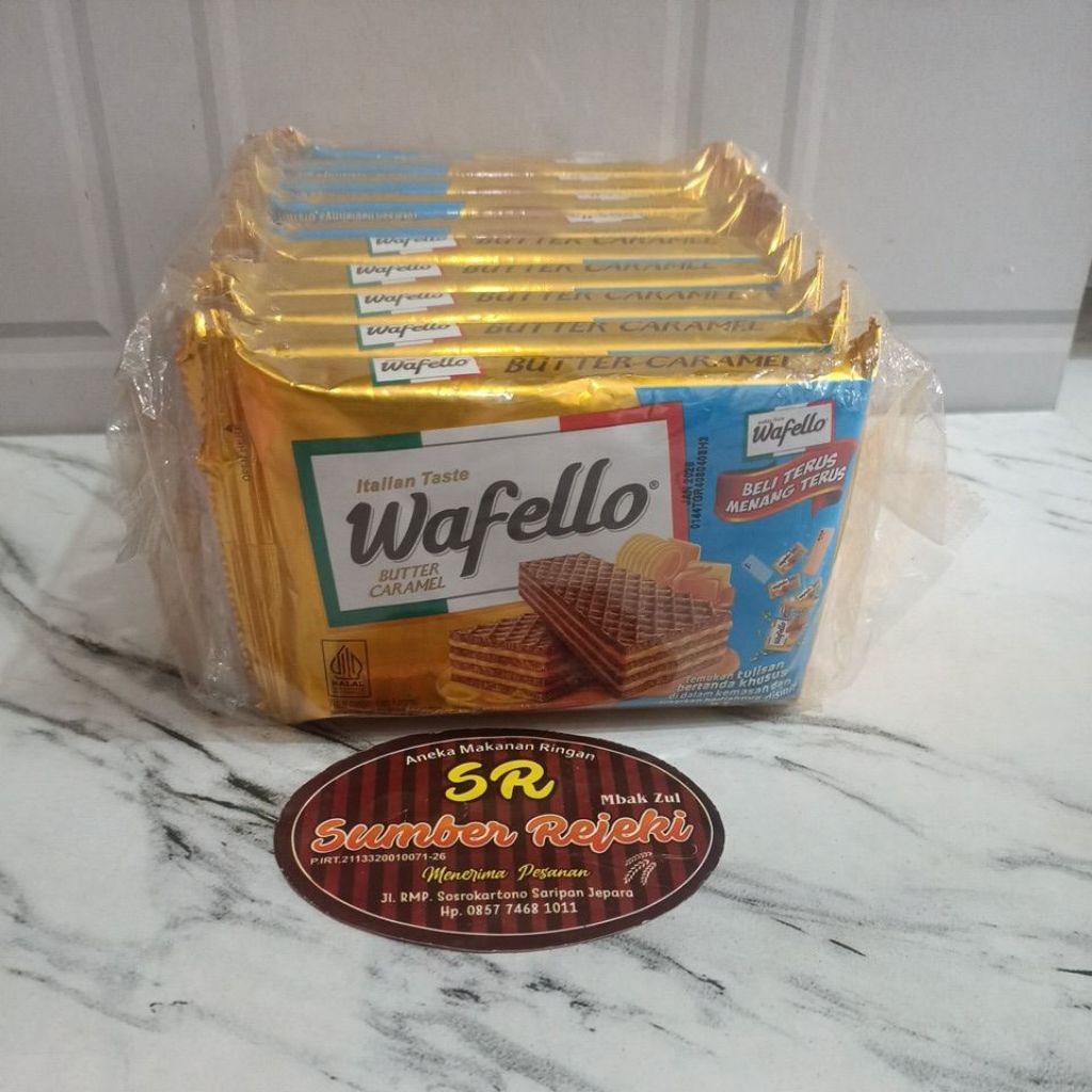 

WAFELLO CARAMEL ISI 10 PCS BERAT 430 GRAM