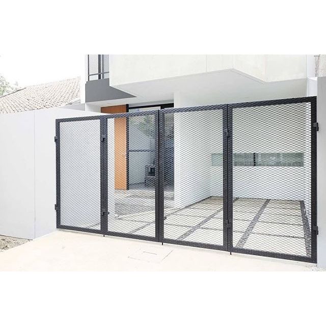 Pagar expanded plat modern minimalis sidoarjo surabaya