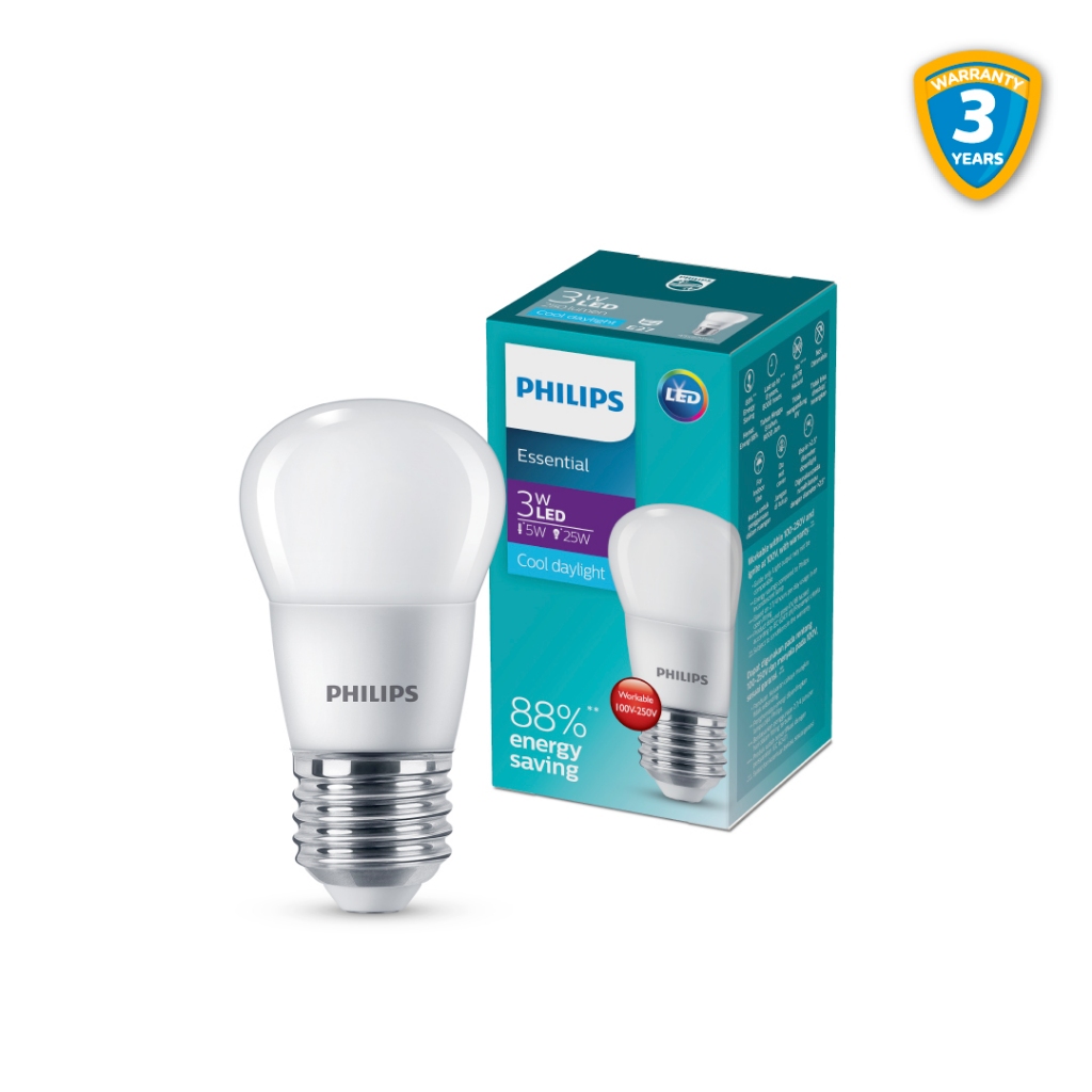 Philips LED 3W Lampu LED