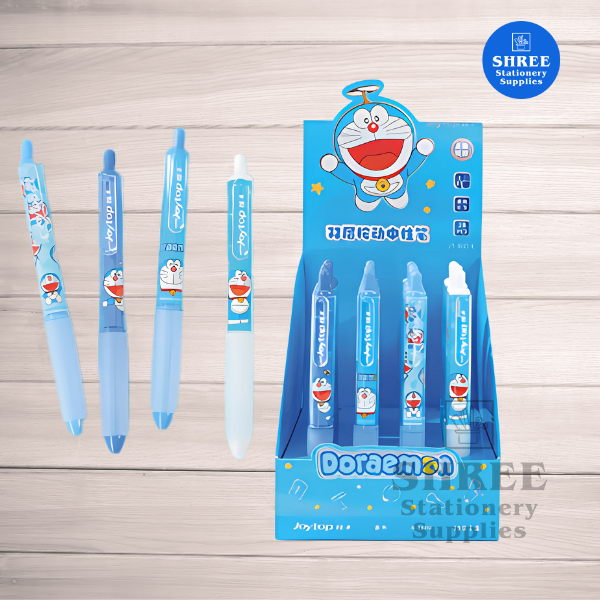 

Joytop Doraemon Clear Case Gel Ink Pen | Shree Stationery Supplies