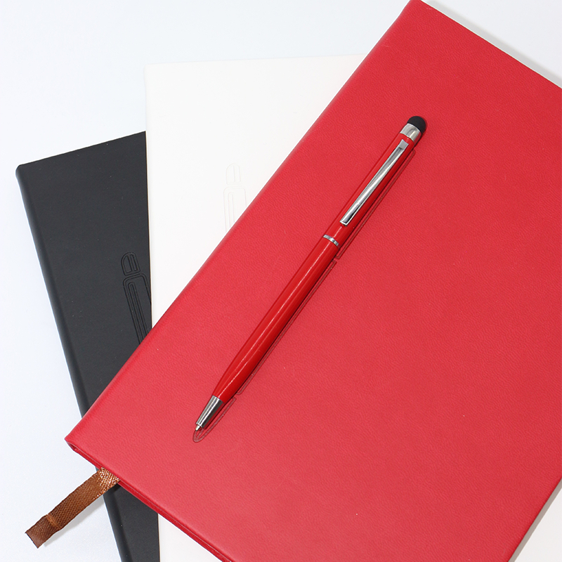 

Buku Catatan A5 Tebal PU Dengan Pena Portabel