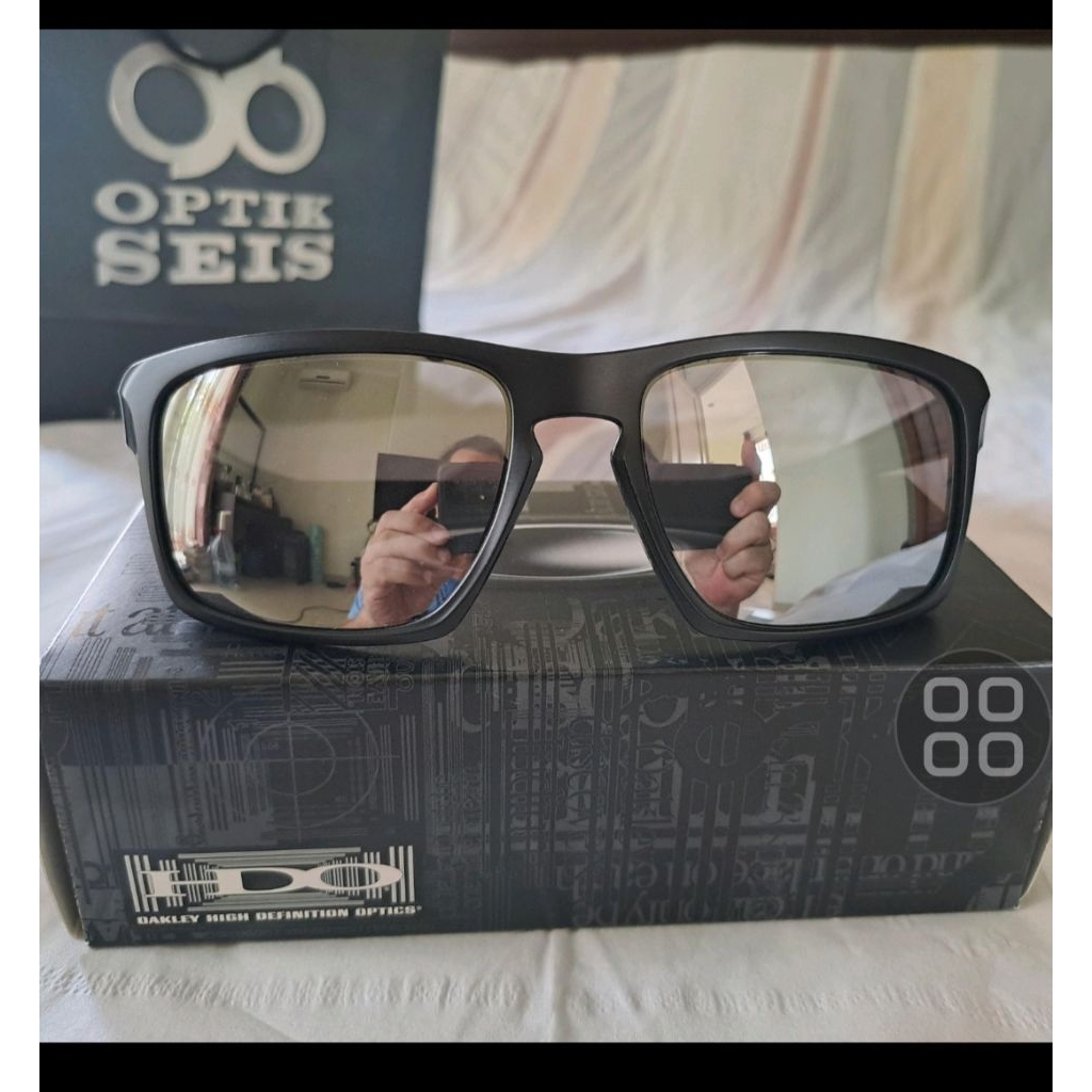 Kaca Mata  Kaca Mata Oakley Sliver Sunglass 009269 09 Chrome Iridium Machinist Collection Original 1