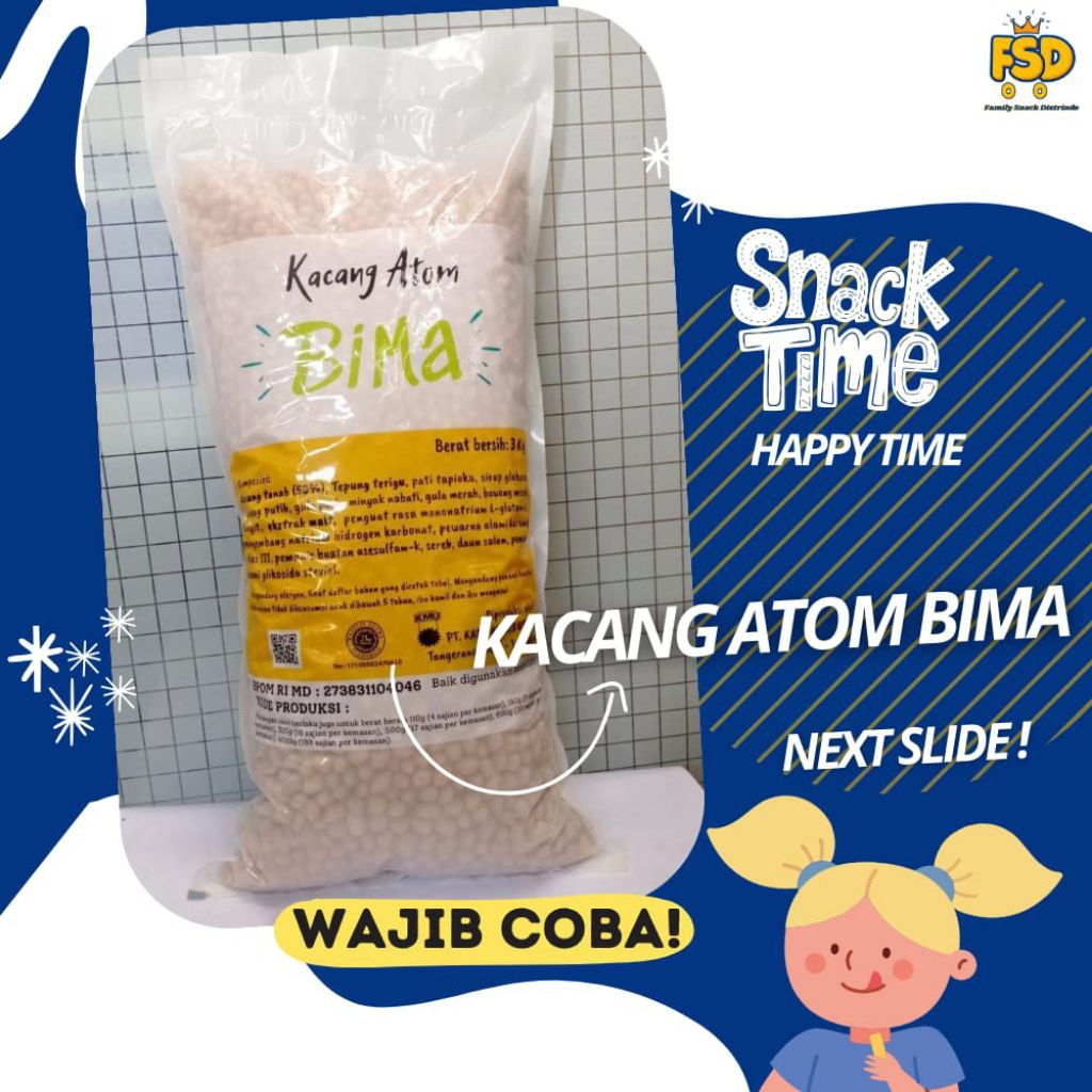 

Kacang Atom Bima@3Kg