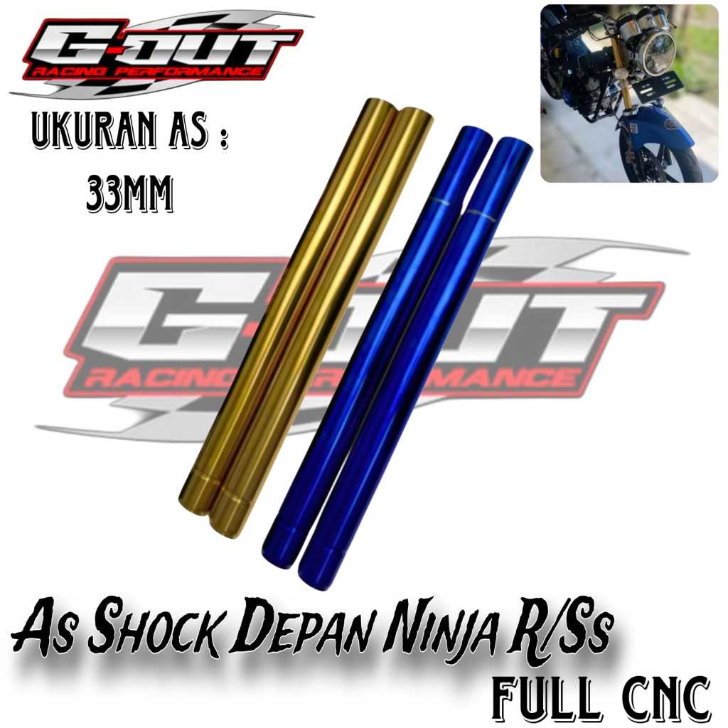 As Shock Fork Ninja R SS 33mm Thailand || Premium Ninja R SS Shock Fork Gold 33mm Original Thailand 