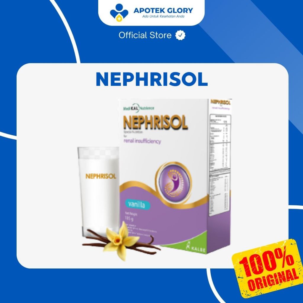 

NEPHRISOL UNTUK GINJAL KRONIK PRADIALISIS RASA VANILLA