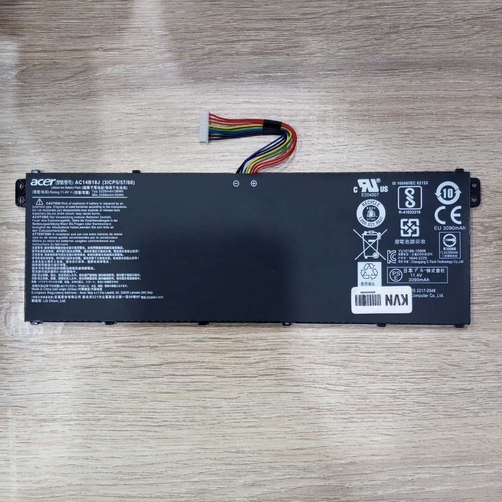 Baterai Batrei Battery Batre Laptop Acer Aspire ES1 ES1-131 ES1-132 AC14B18J