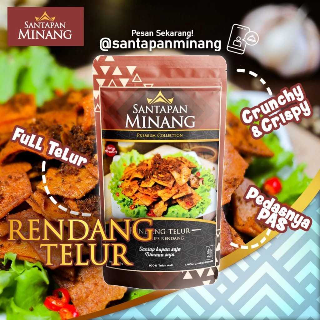 Rendang Telur Kering Santapan Minang Premium