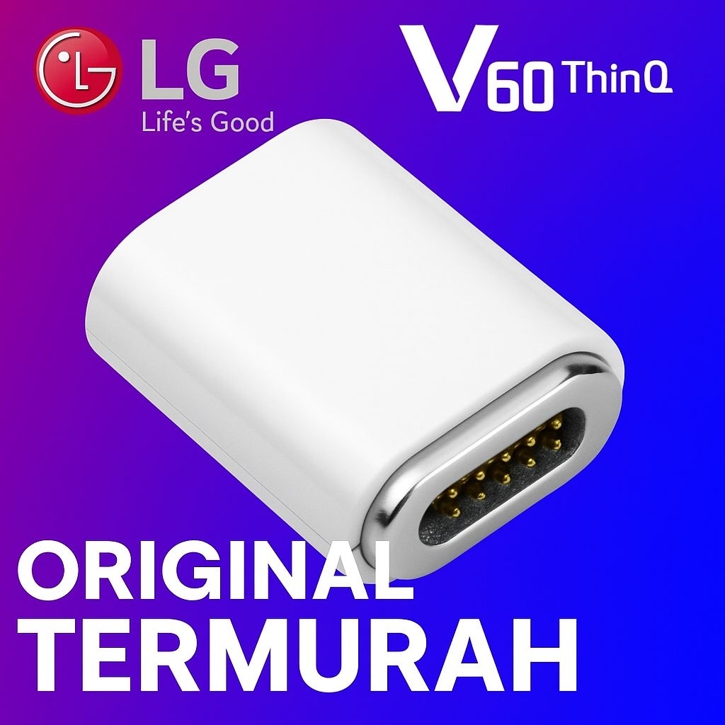 Magnetik Charger Dual Screen LG V60 Original Fastcharging