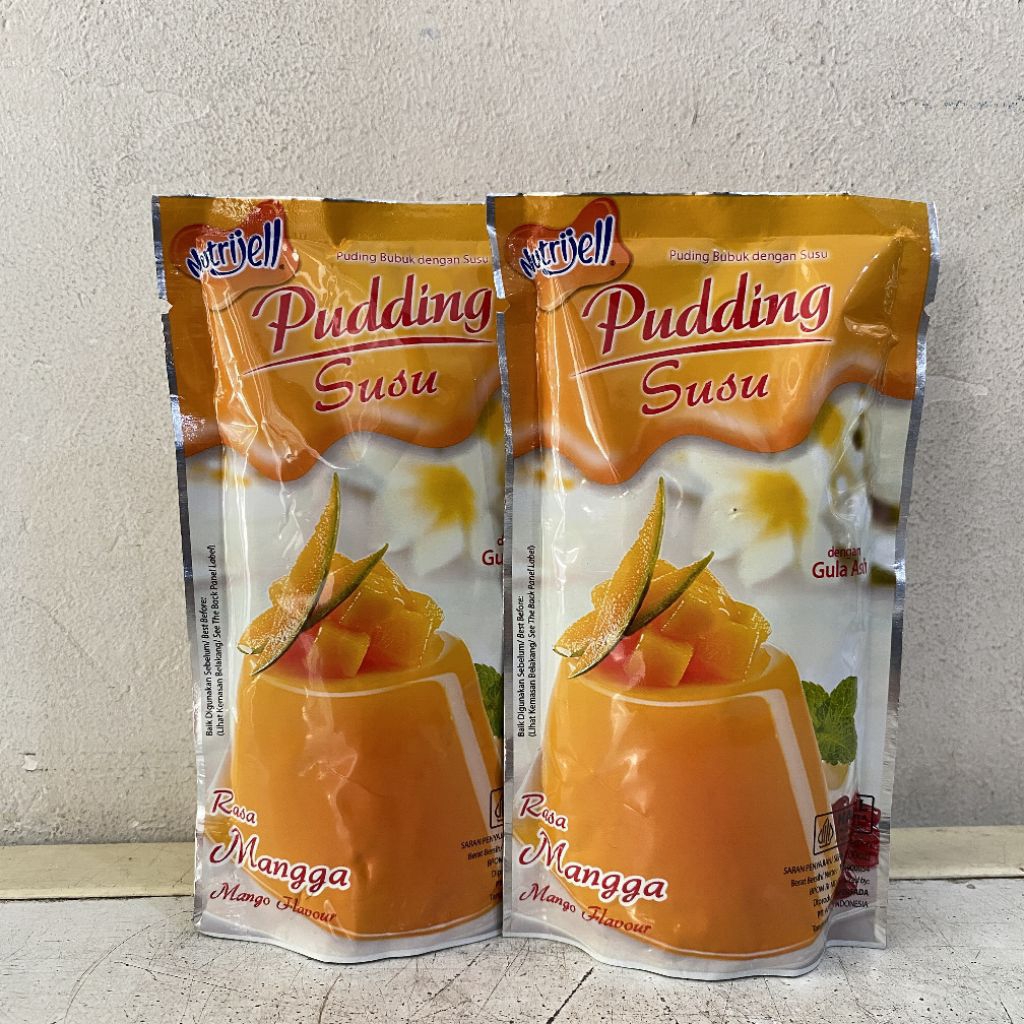 

Nutrijell PUDDING susu rasa MANGGA 170 gram | nutrijell pudding mangga | puding mangga