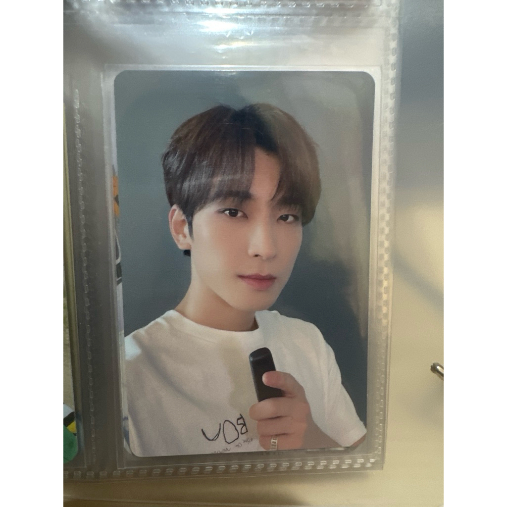 photocard pc poca wonwoo wonu jeonwonwoo seventeen svt hitorijanai carver carat version