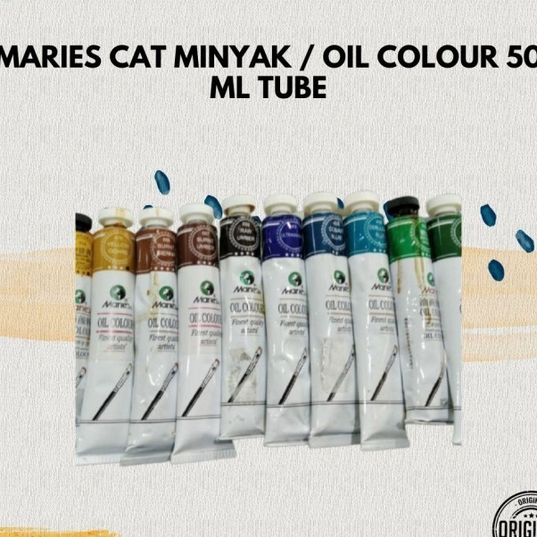 

Maries Cat Minyak / Oil Colour 50 ml tube