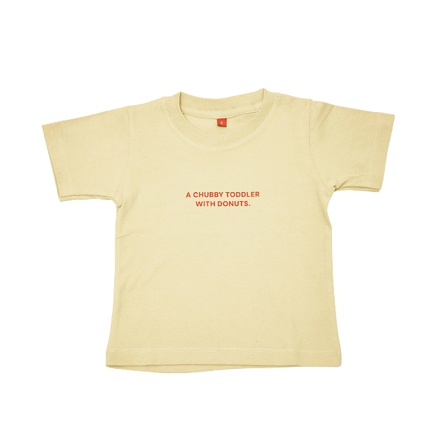Cumplis - Kaos anak Donut Series pakaian anak gambar donat baju warna cream