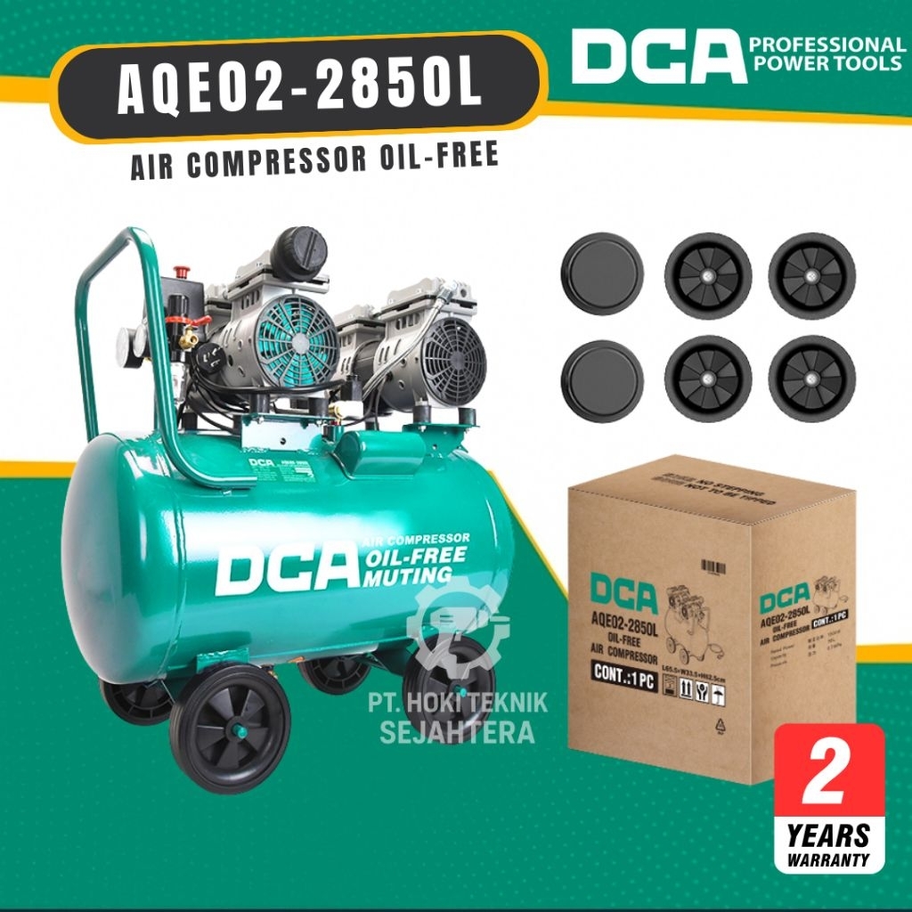 DCA OIL-FREE AIR COMPRESSOR AQE02-2850L