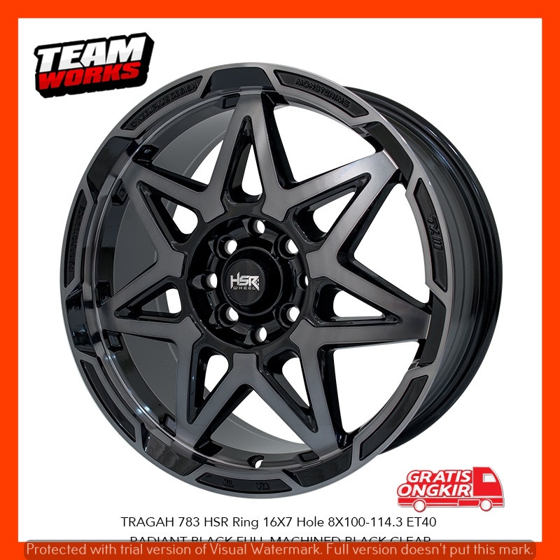 VELG MOBIL MODEL OFROAD RING16 RBMF/BC UNTUK AVANZA XENIA CALYA HSR TRAGAH LEBAR 7 PELEK R16