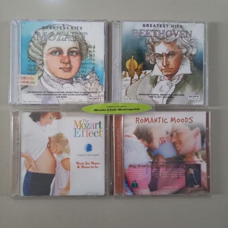 CD MOZART / BEETHOVEN / THE MOZART EFFECT /:ROMANTIC MOODS