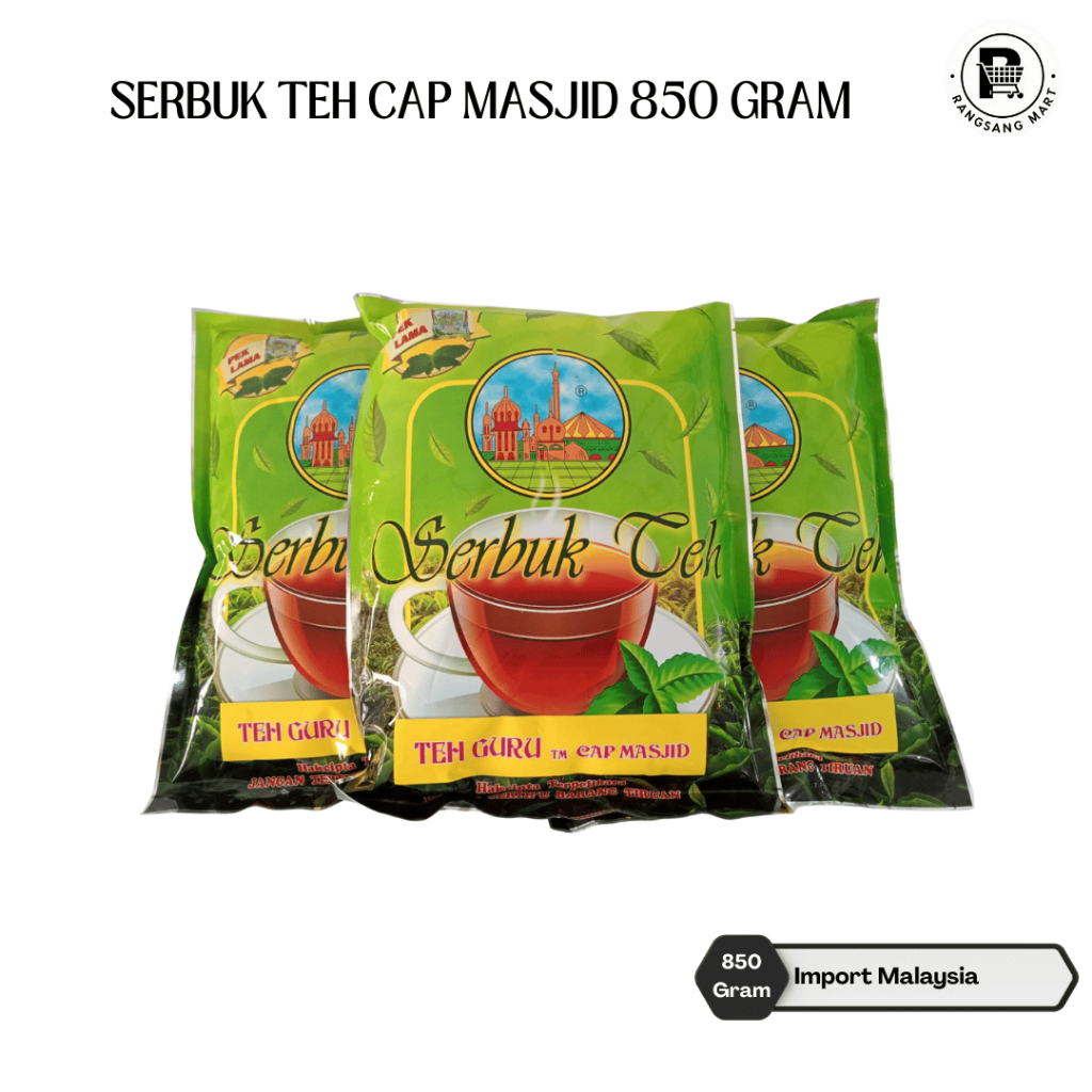 

SERBUK TEH CAP MASJID 850 GRAM MALAYSIA [Exp. 31 Desember 2025]