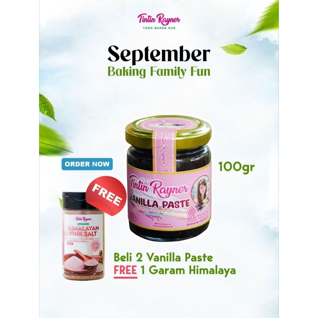 

PROMO VANILLA PASTE FREE HIMALAYAN SALT