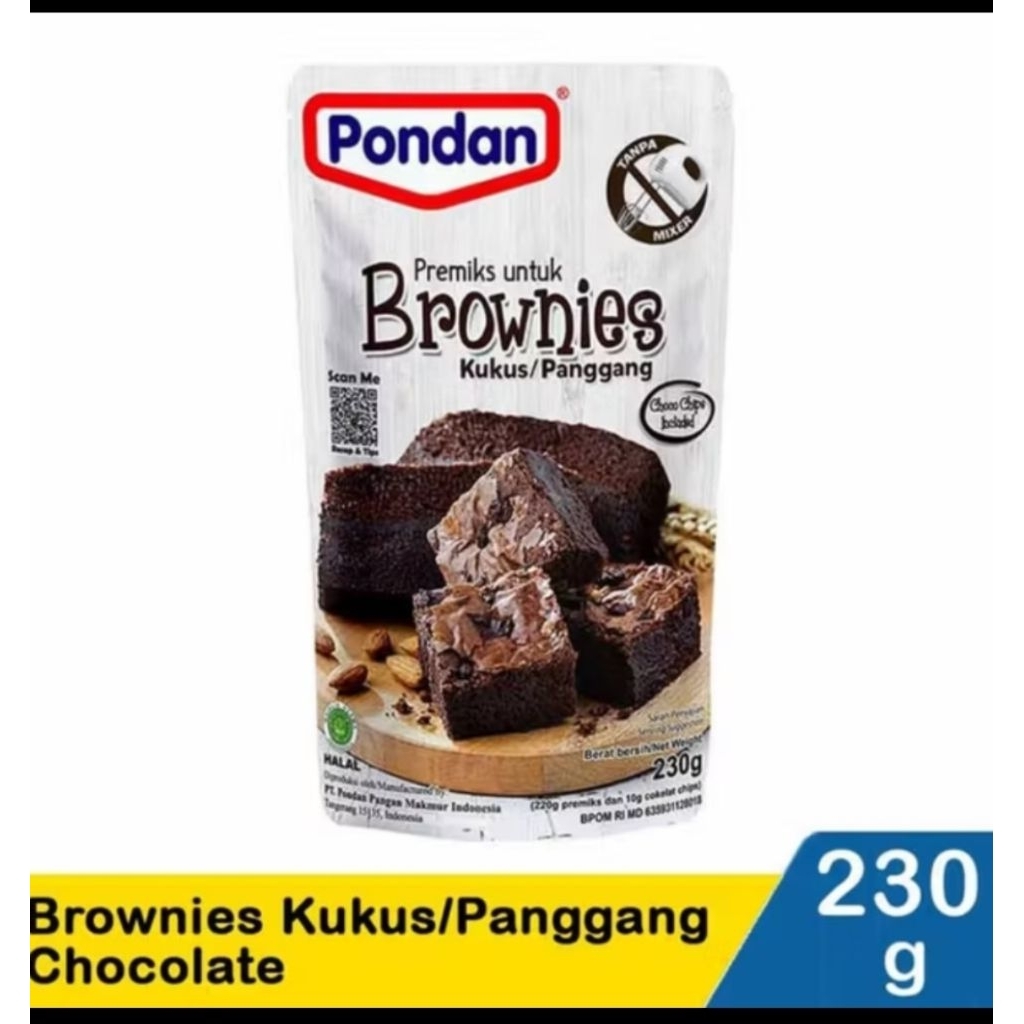 

PONDAN Brownis Kukus/Panggang 230gr