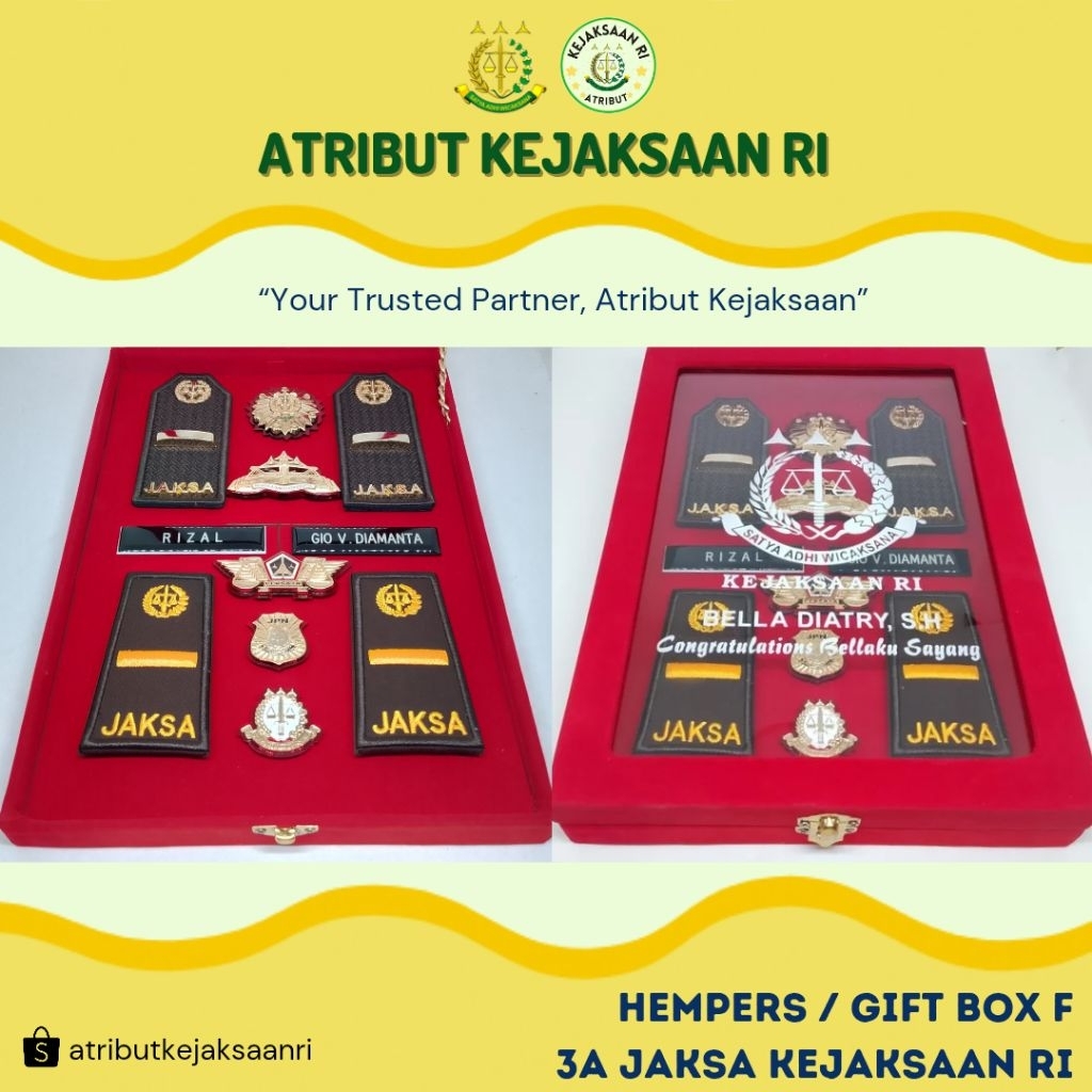 ATRIBUT KEJAKSAAN RI - GIFT BOX HAMPERS ATRIBUT 3A JAKSA KEJAKSAN Ri SPECIAL PPPJ