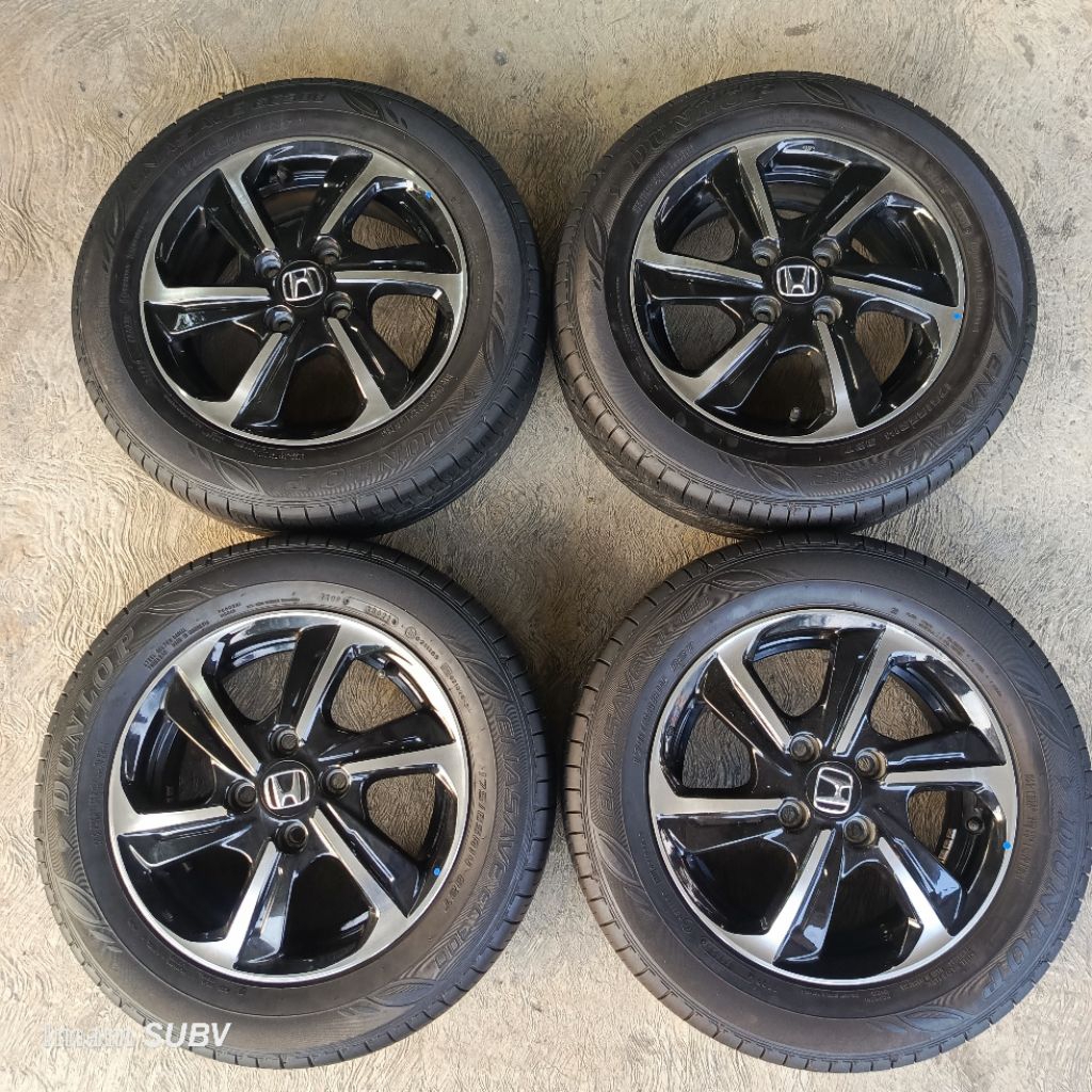 Velg Brio Satya R14 set Ban Dunlop Enasave nik 2023