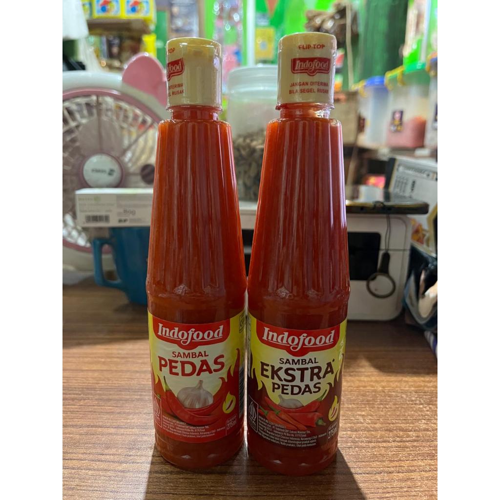 

1 Pcs Indofood sambal Pedas Dan Extra Pedas 275 ML